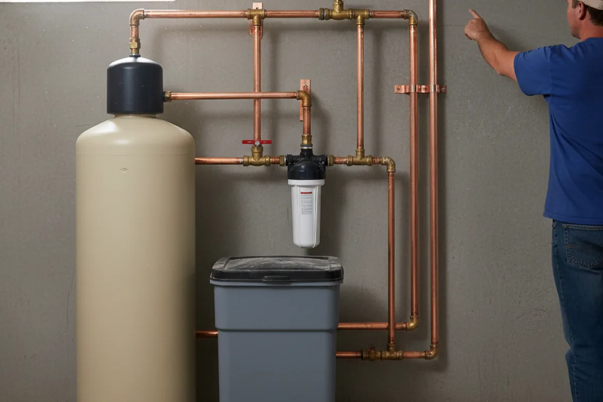 Whole-house water treatment system installed in Holland